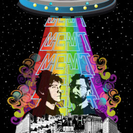 This event poster advertising an MGMT concert in Sacramento was created for a class project. I decided to show the band beaming down onto the roof of the Citizen Hotel to help illustrate their more psychedelic style of music. I feel like I really stretched myself on this project and was happy with the outcome. Event Poster