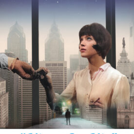 This film poster designed for my Photoshop class features the 1962 French film “Vivre Sa Vie.” I approached this project by building it around the primary image of the woman taking money from the strange man. I used a cityscape image for the background and layered it with the image of the windows to make it look like they’re in an isolated hotel room, and included a gradient map to add some blue and gold tones. Vivre Sa Vie Film Poster