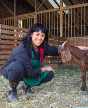 Dr. Robyn Rodriguez, owner, Reimagination Farm (for Comstock's Magazine)